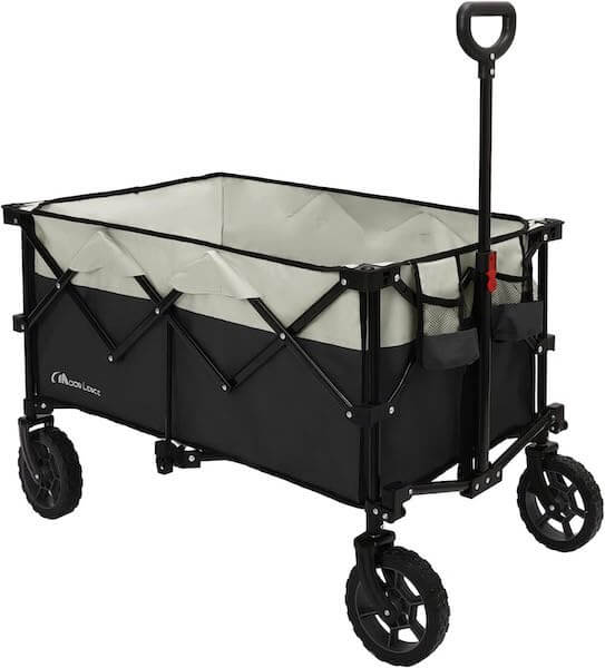 Moon Lence Collapsible Outdoor Utility Dog Wagon