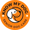 know my dog-senior dog care icon