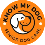 know my dog-senior dog care icon
